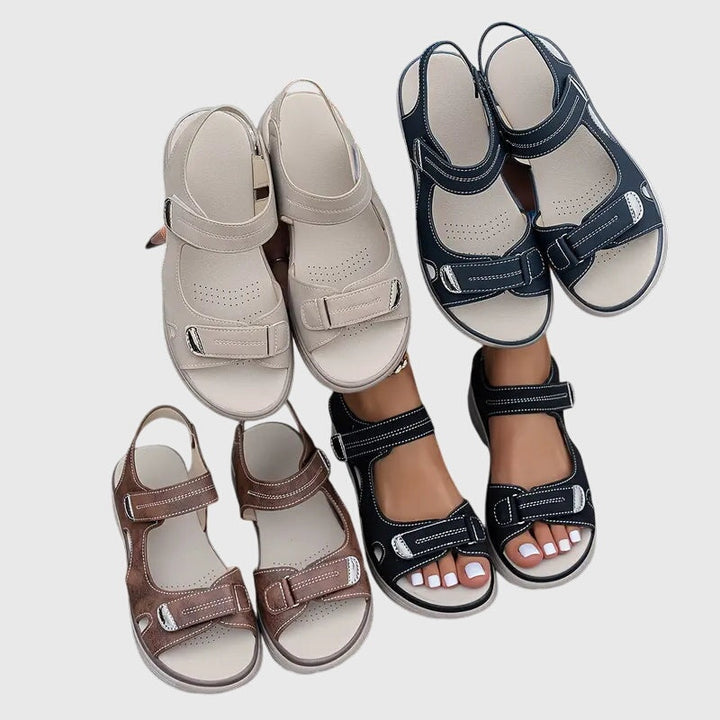 Addison | Women's Chunky Platform Sandals with Velcro Straps
