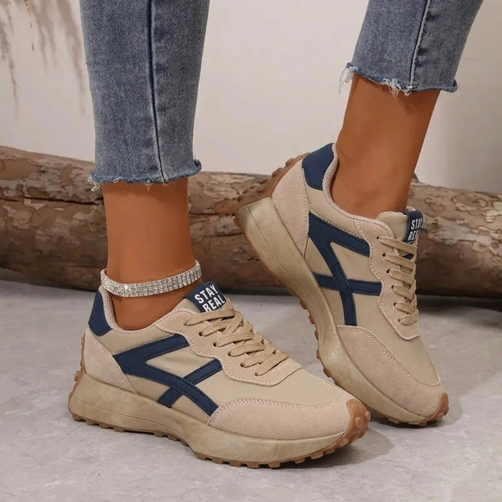 Audrey | Women's Chunky Platform Sneakers Lace-Up