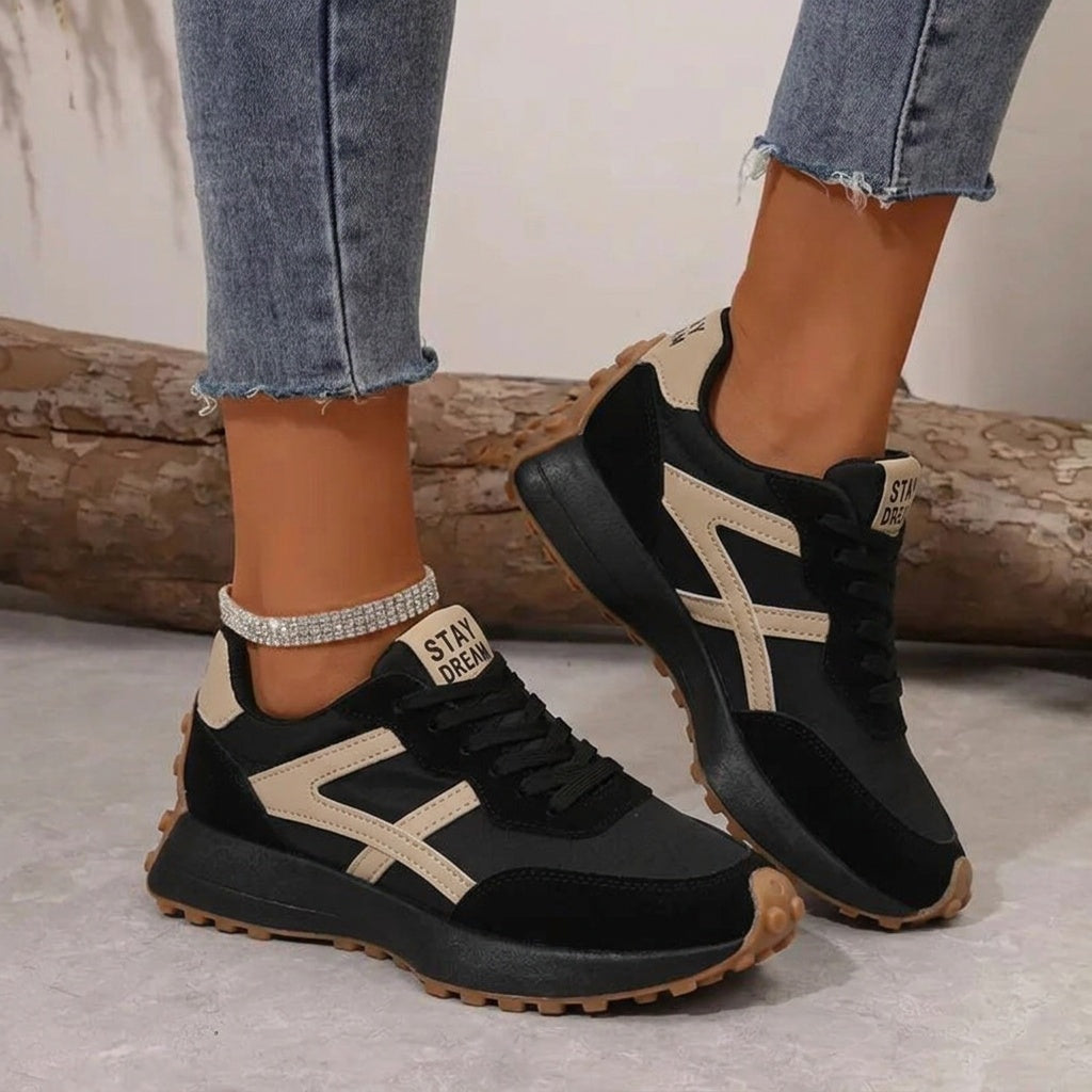 Audrey | Women's Chunky Platform Sneakers Lace-Up