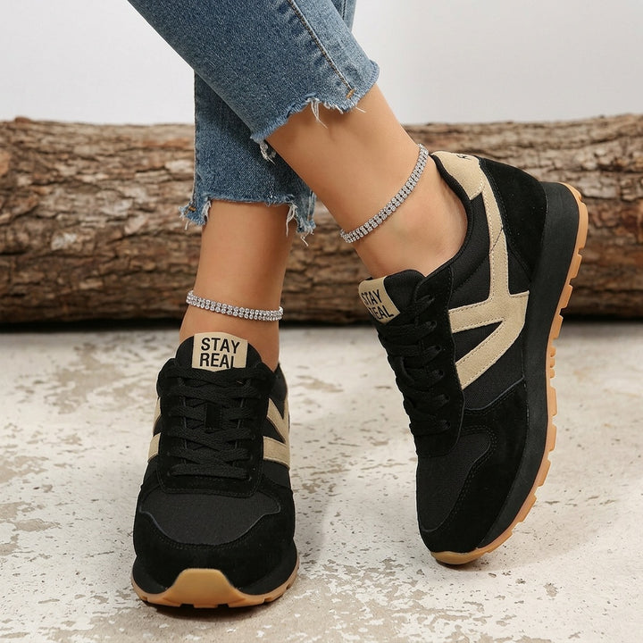 Audrey | Women's Chunky Platform Sneakers Lace-Up
