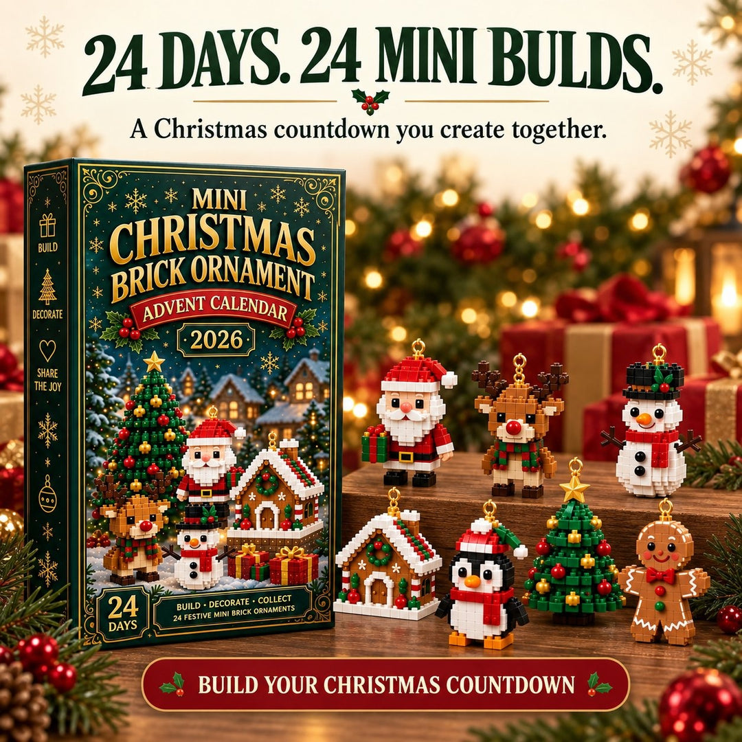 Ava | Christmas Brick Ornament Advent Calendar 24 Mini Building Sets