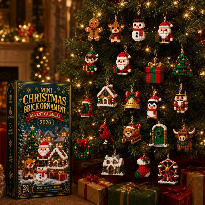 Ava | Christmas Brick Ornament Advent Calendar 24 Mini Building Sets