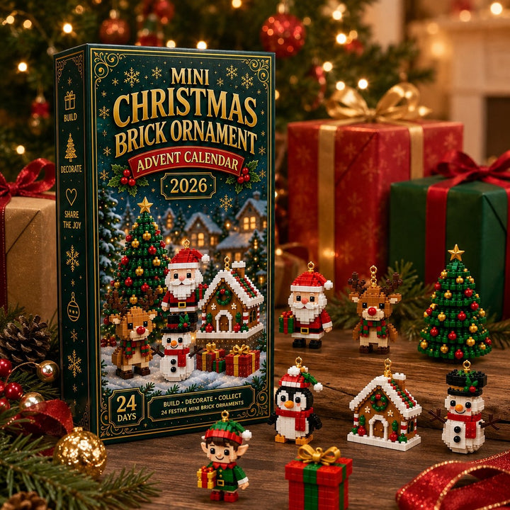 Ava | Christmas Brick Ornament Advent Calendar 24 Mini Building Sets
