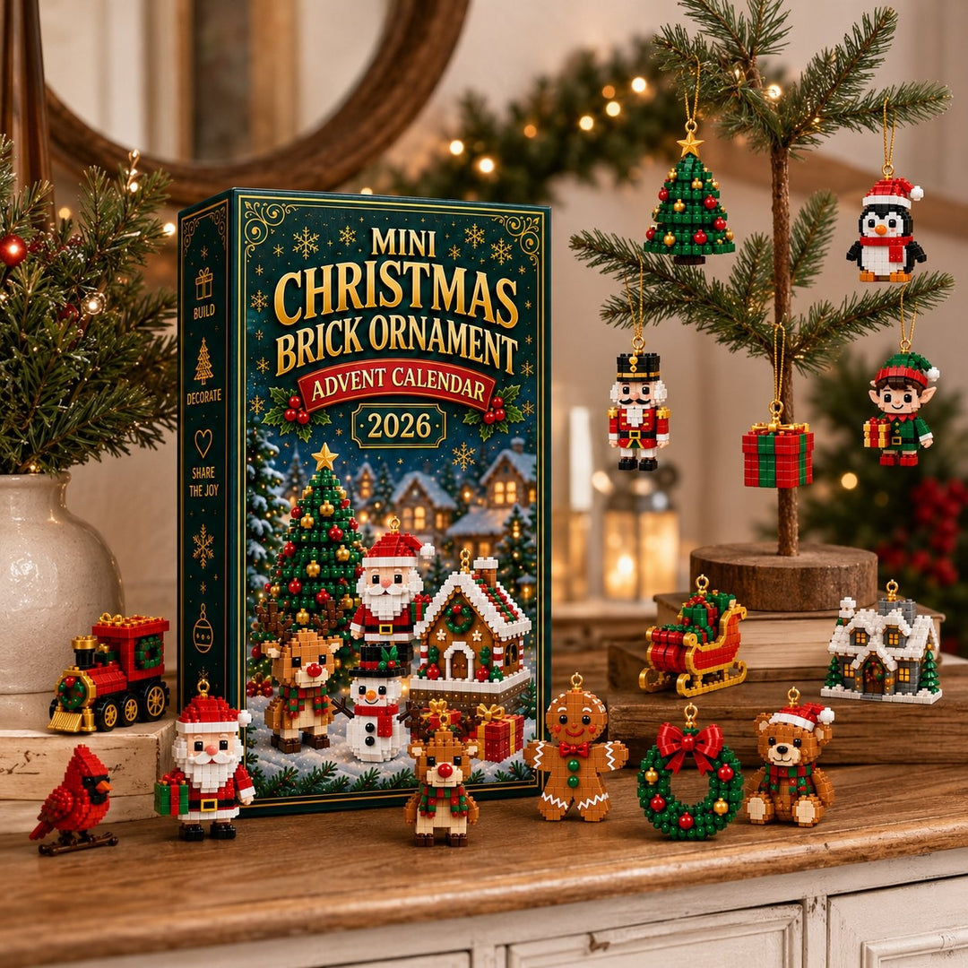 Ava | Christmas Brick Ornament Advent Calendar 24 Mini Building Sets