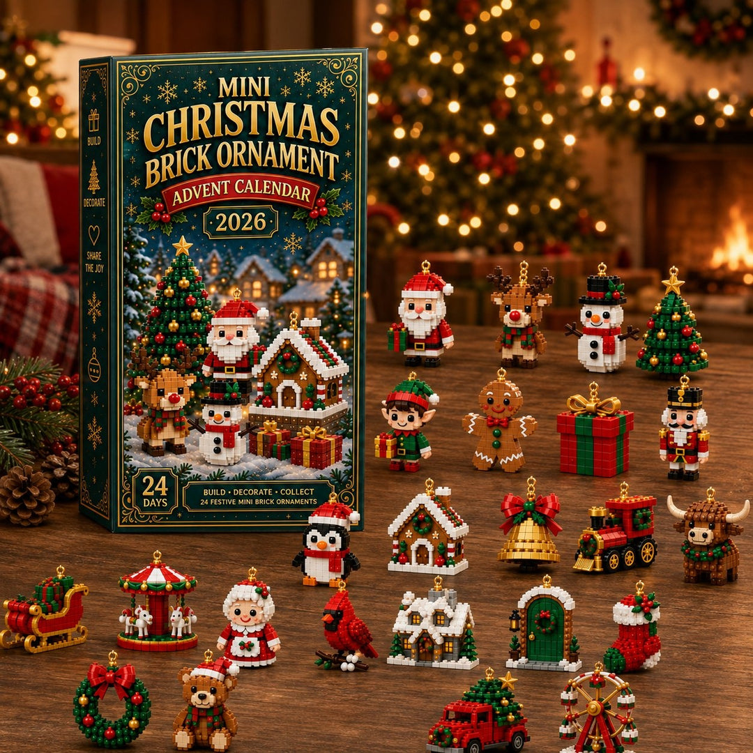 Ava | Christmas Brick Ornament Advent Calendar 24 Mini Building Sets