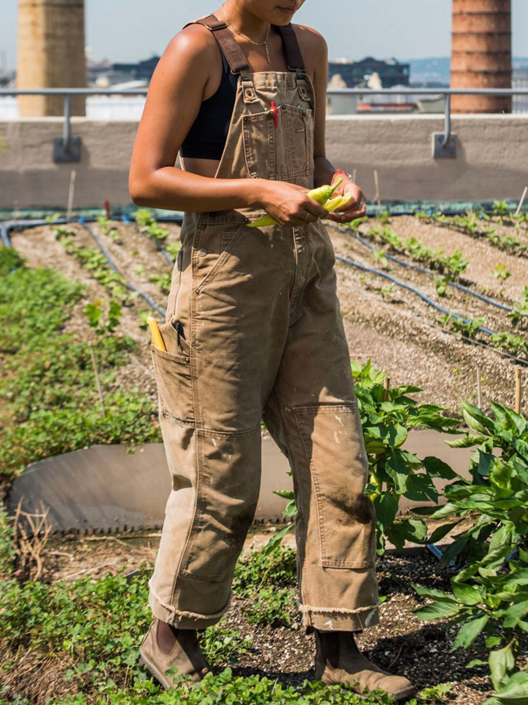 Camila | Women's Canvas Overalls Workwear Relaxed Fit