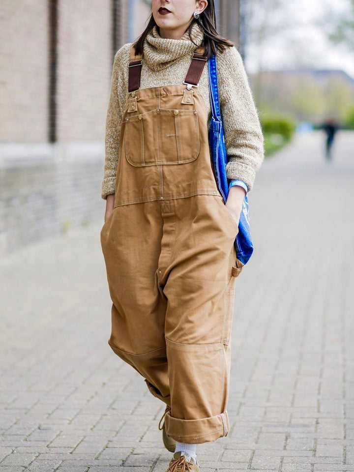 Camila | Women's Canvas Overalls Workwear Relaxed Fit