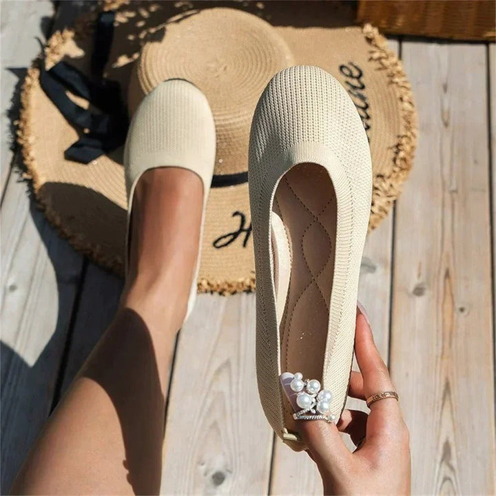 Eleanor | Women's Woven Ballet Flats Slip On Shoes