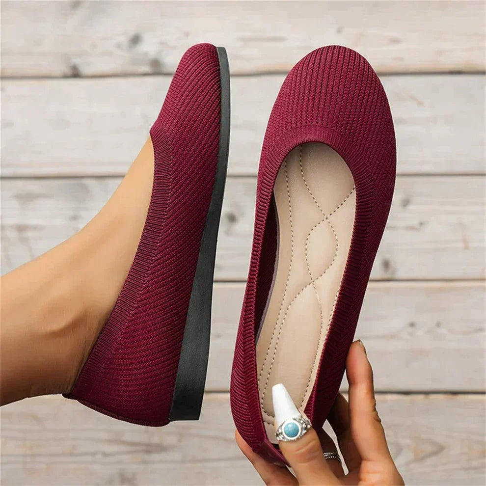 Eleanor | Women's Woven Ballet Flats Slip On Shoes
