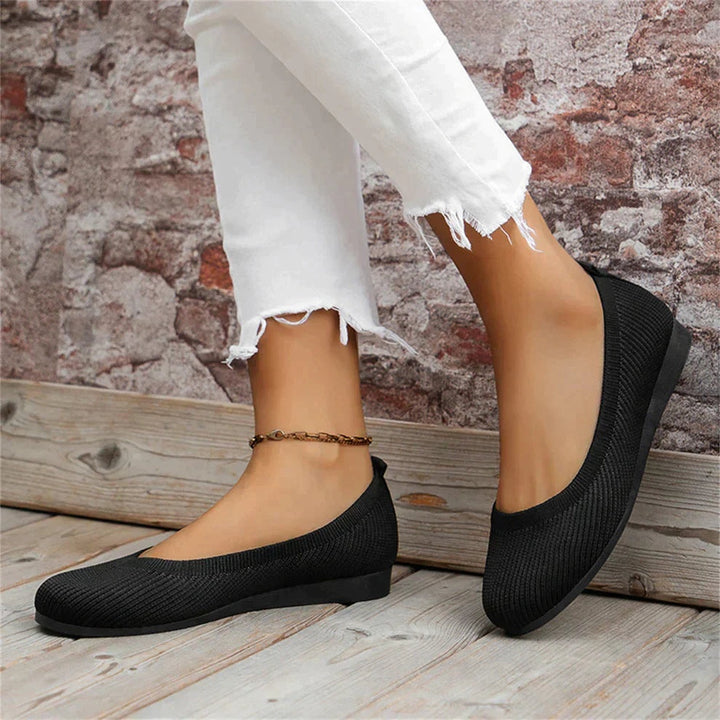Eleanor | Women's Woven Ballet Flats Slip On Shoes