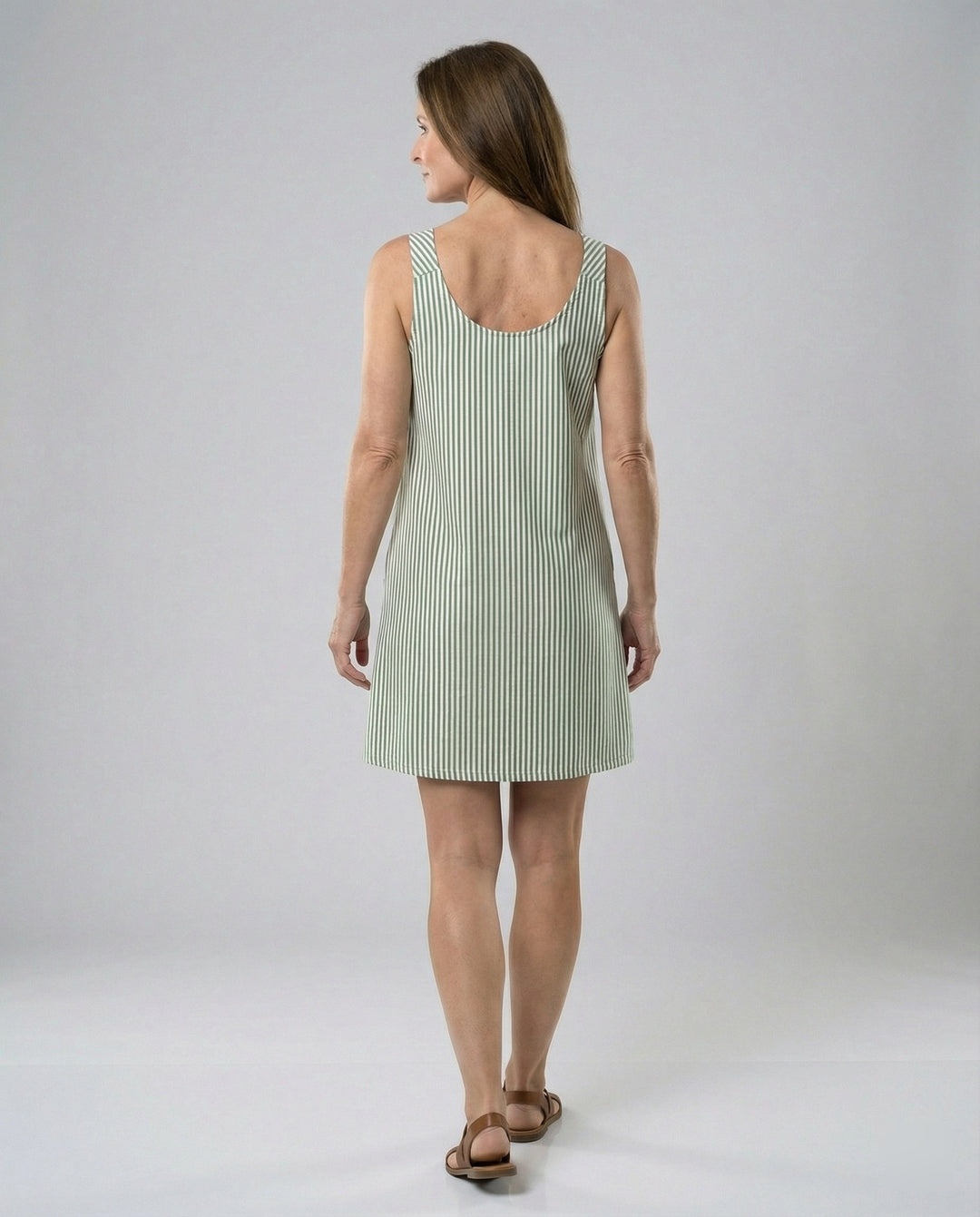 Ellie | Women's Striped Summer Mini Dress with Pockets