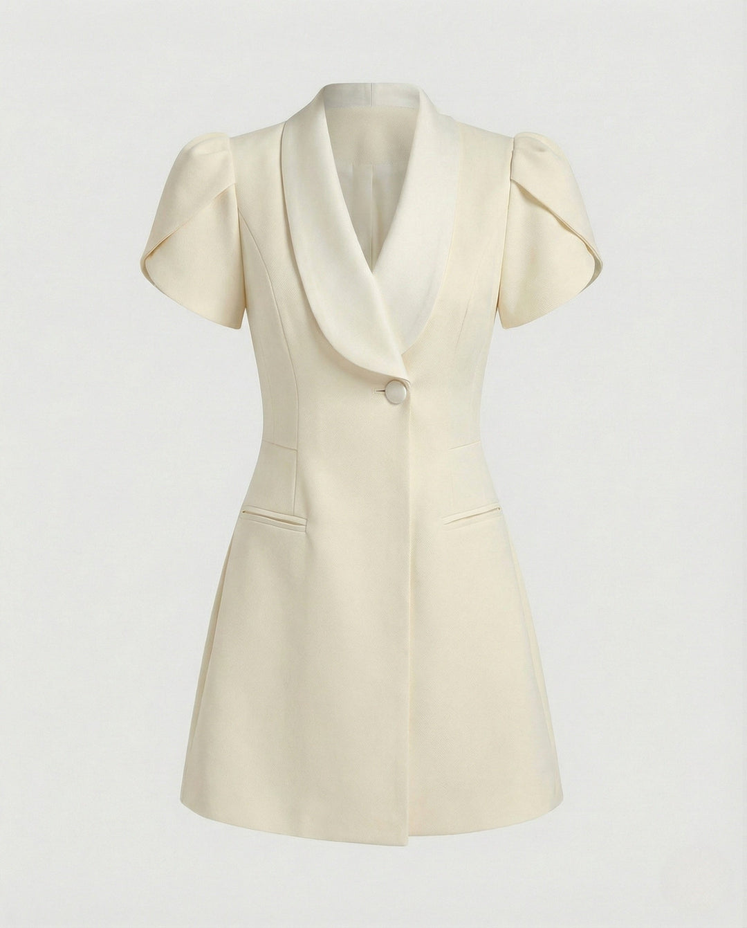 Gianna | Women's Cocktail Dress Mini with Puff Sleeves