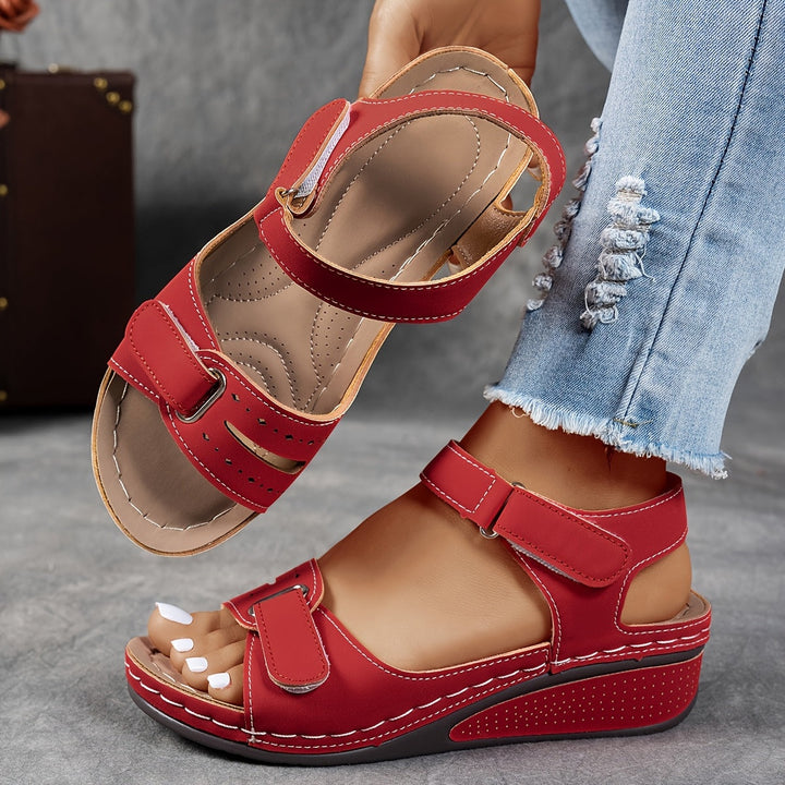 Jessica | Women's Wedge Sandals with Adjustable Straps