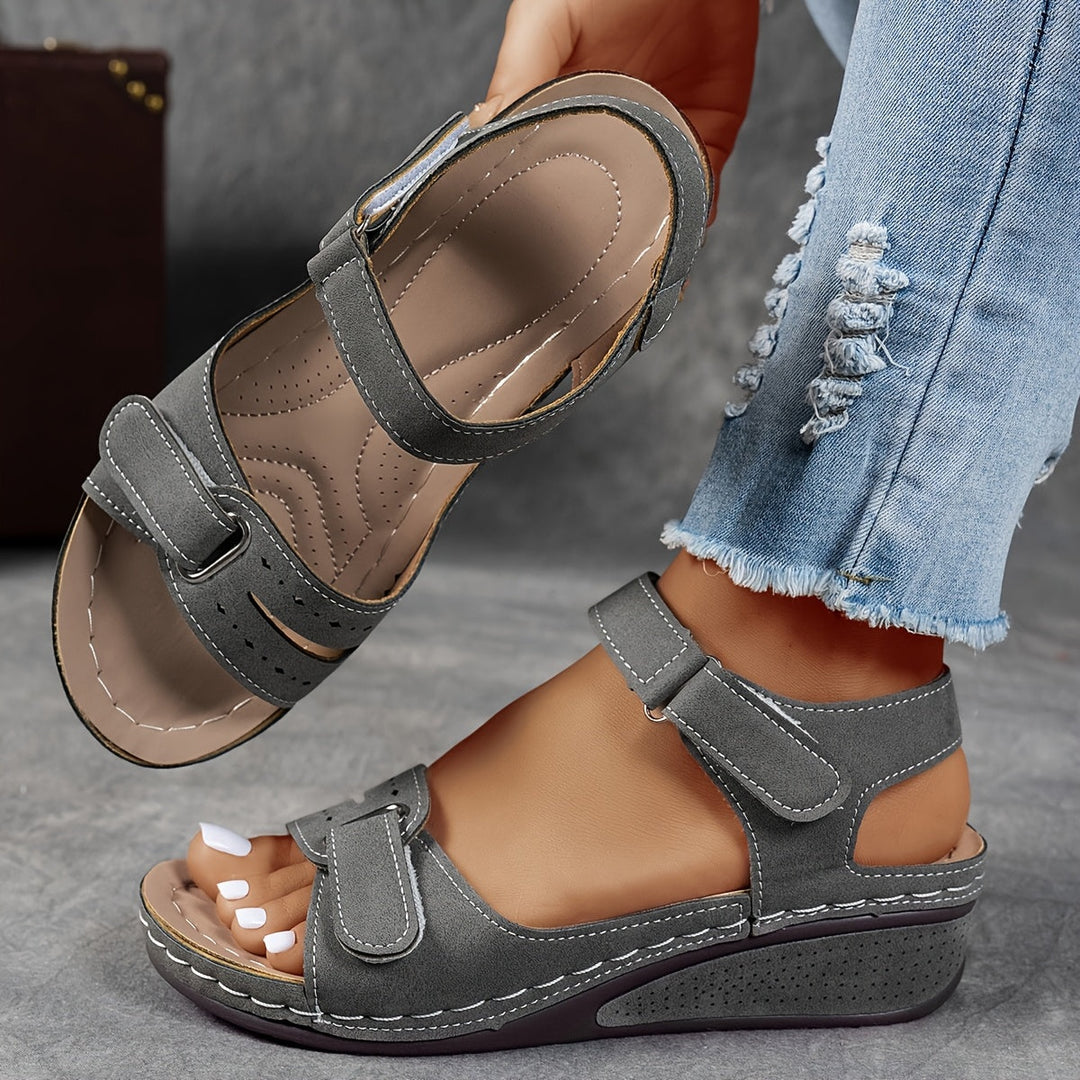 Jessica | Women's Wedge Sandals with Adjustable Straps