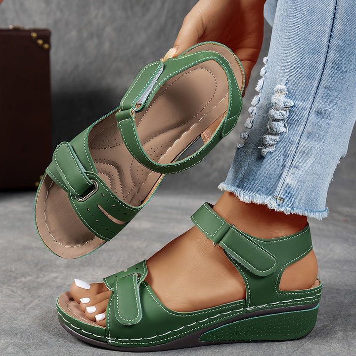 Jessica | Women's Wedge Sandals with Adjustable Straps