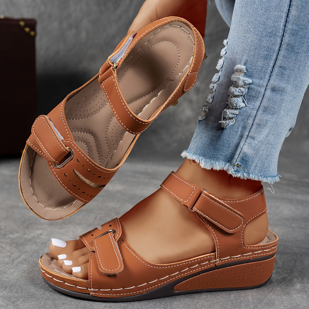 Jessica | Women's Wedge Sandals with Adjustable Straps