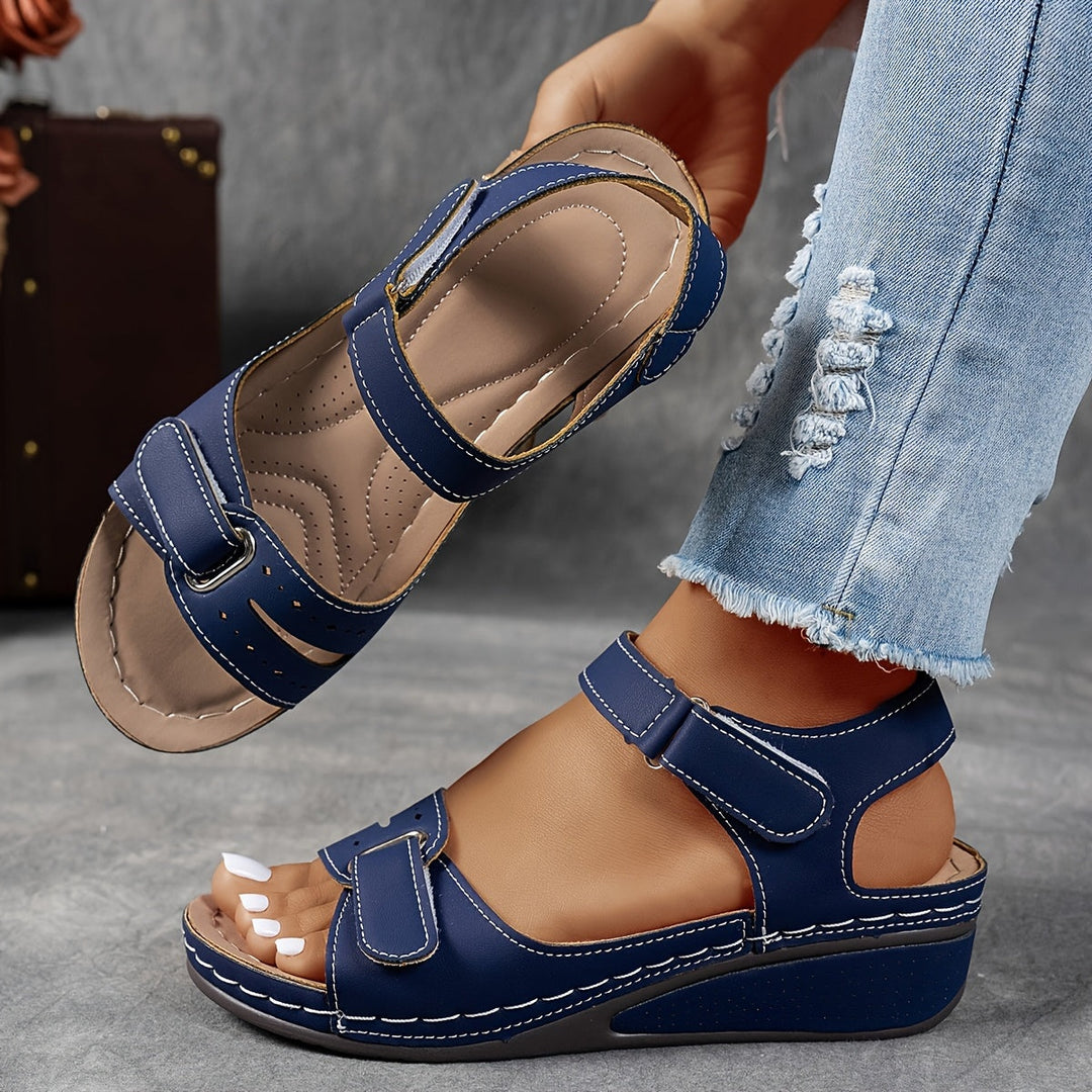 Jessica | Women's Wedge Sandals with Adjustable Straps