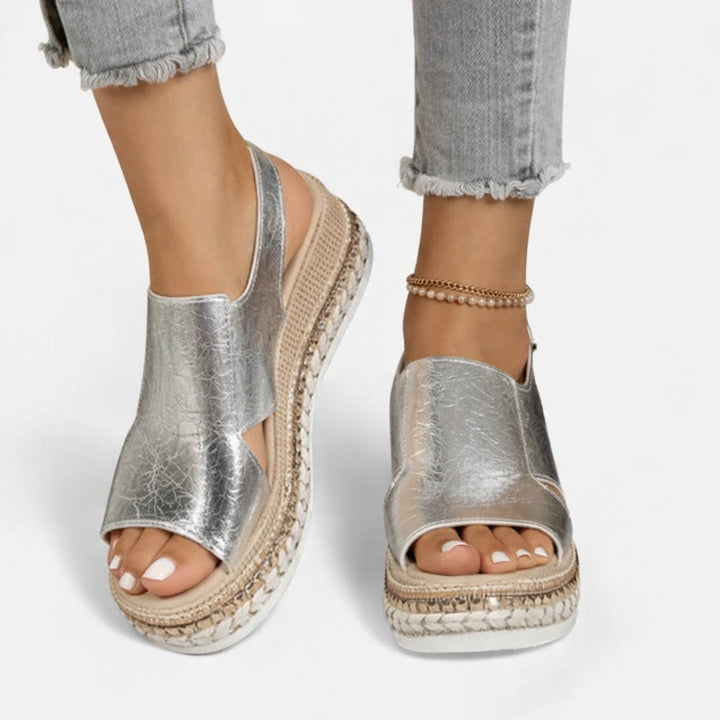 Layla | Women's Espadrille Wedge Platform Sandals Slingback
