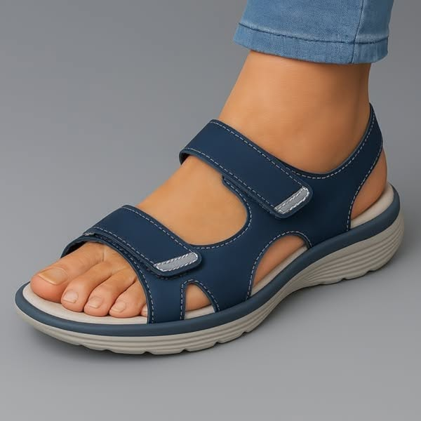 Ruby | Women's Slide Sandals with Adjustable Straps and Wedge Sole