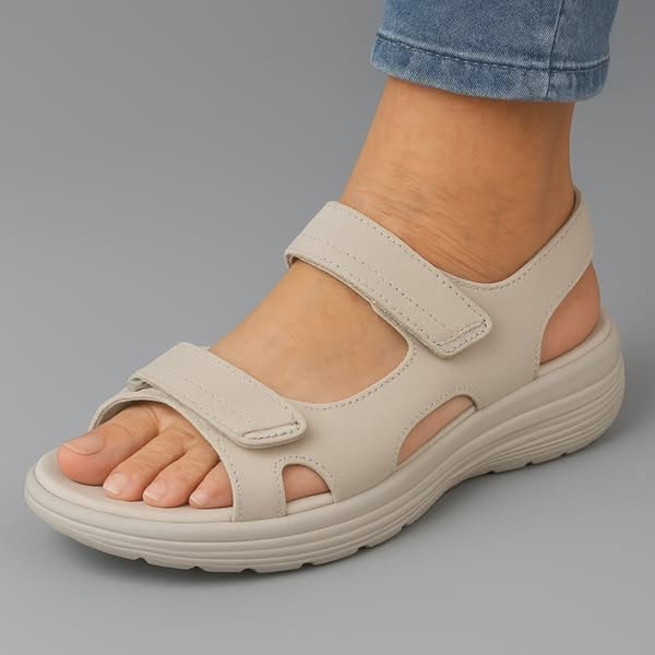 Ruby | Women's Slide Sandals with Adjustable Straps and Wedge Sole
