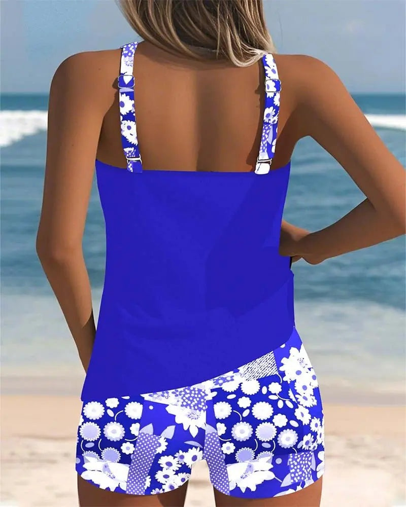 Savannah | Women's Tankini Shorts Set Two Piece Floral Print