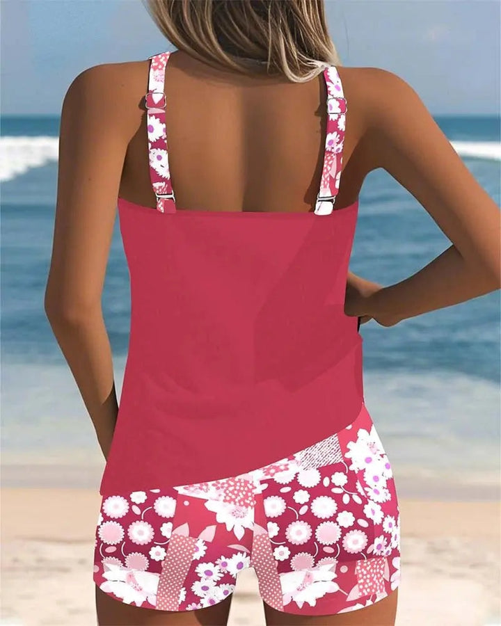 Savannah | Women's Tankini Shorts Set Two Piece Floral Print