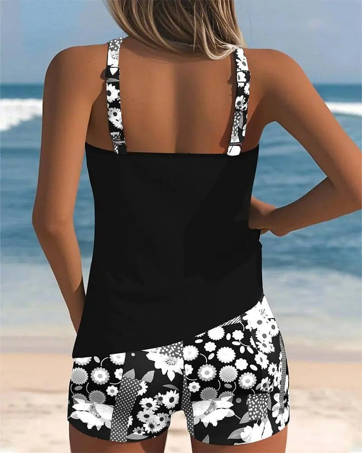 Savannah | Women's Tankini Shorts Set Two Piece Floral Print