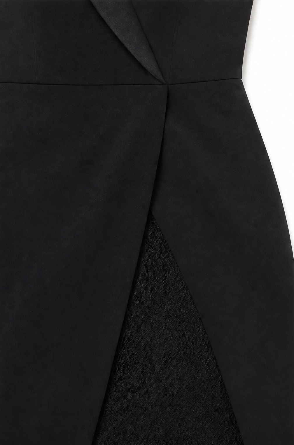 Violet | Women's Wrap Midi Cocktail Dress with Lace Sleeves